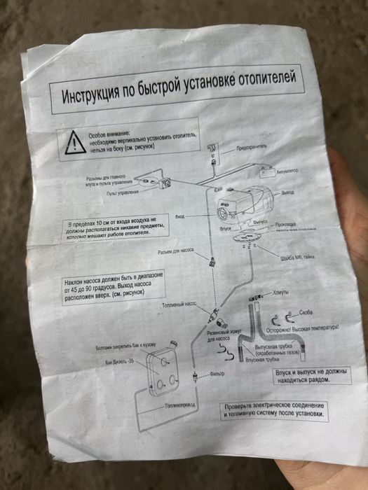 Печь Автономная Дизельная 12w
