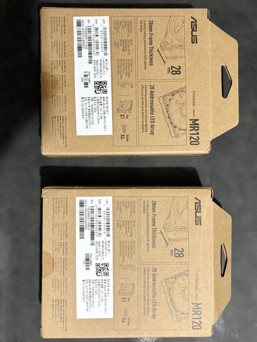 2x ASUS Prime MR120 ARGB 120mm