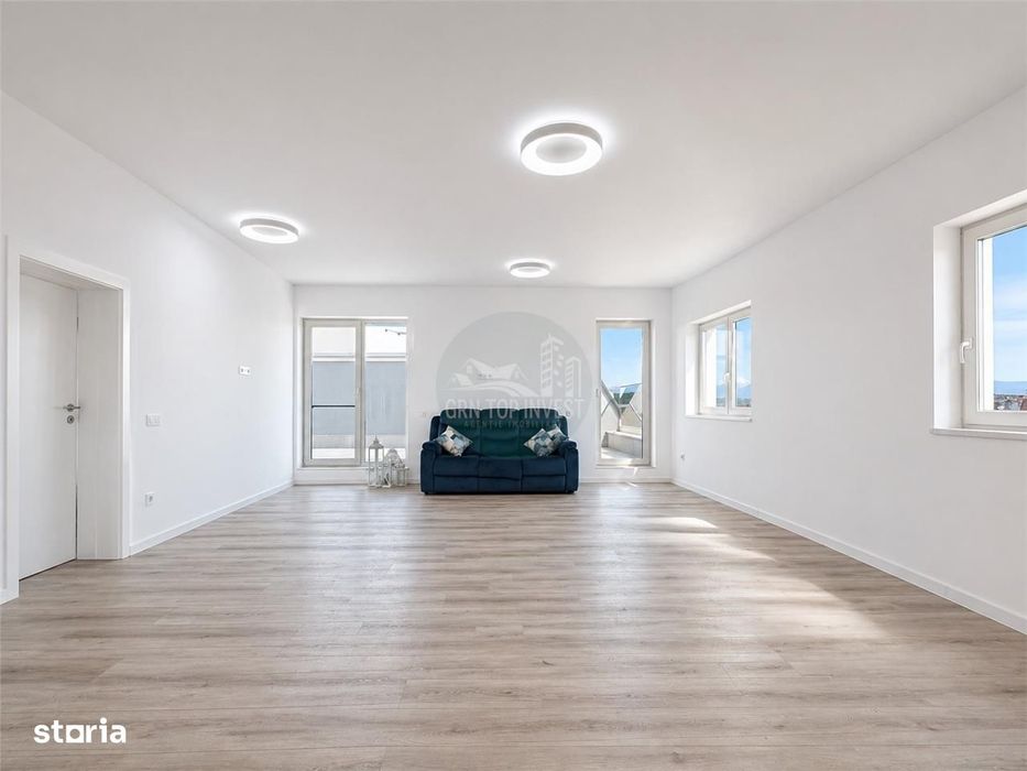 Penthouse NOU 114 mp 4 camere 2 terase de 80 mp Selimbar- Zona Lidl