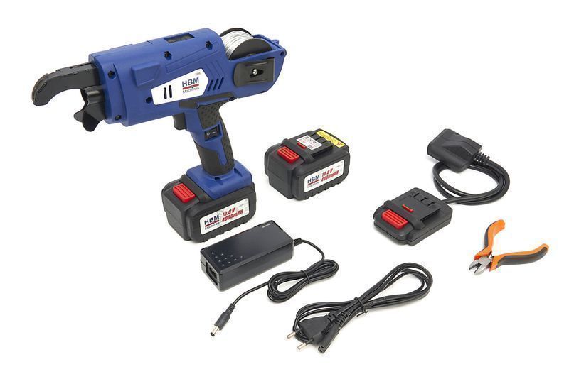 Машина за свързване на желязо и бетон - 2 батерии 10.8v 4.0ah hbm