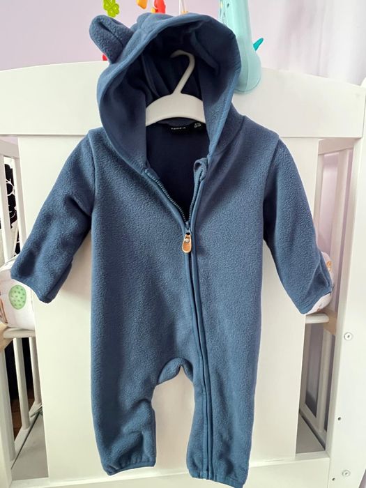 Salopeta groasa fleece overall combinezon name it 50-56