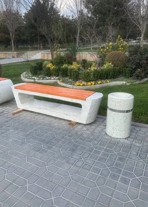 Декоративные скамейки фибробетон