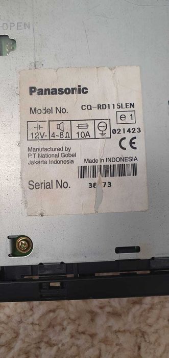 Radio casetofon auto Panasonic CQ RD115 4x35W