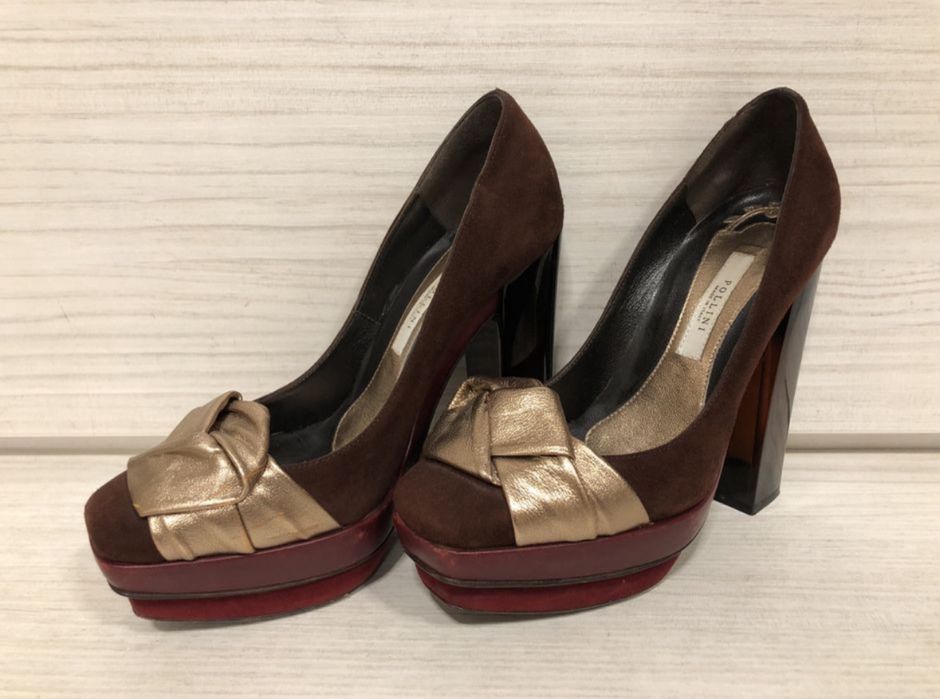 Pantofi piele Pollini, mar. 34