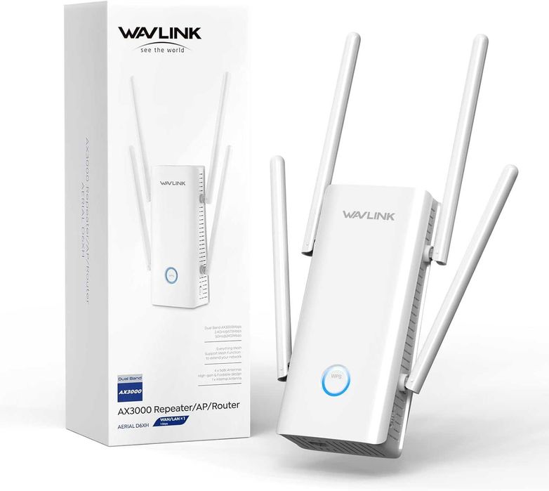 WAVLINK Extender  Интернет разширител, WiFi усилвател с 5 антени
