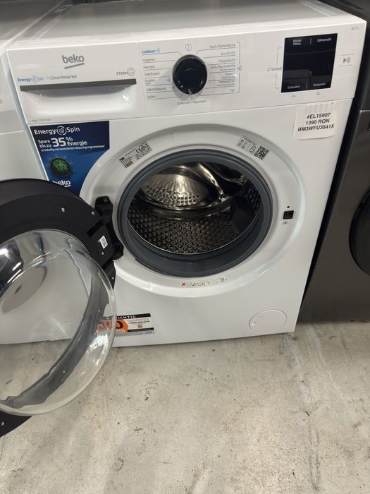 Masina de spalat rufe 8kg Beko BM3WFU3841X cu factura si garantie 12 luni