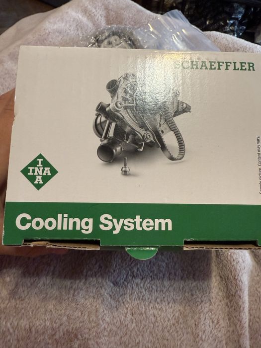 Комплект ангренажен ремък + водна помпа INA