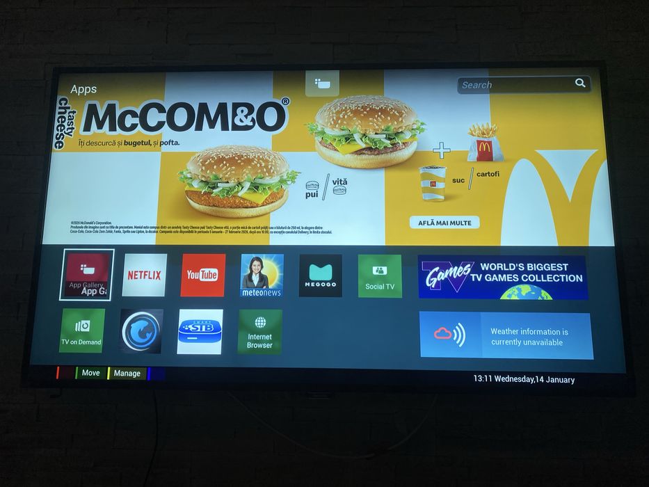 Philips Smart tv 139 cm