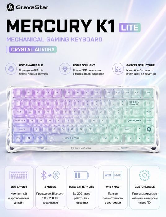 Gravastar mercury k1 lite ideal holatda