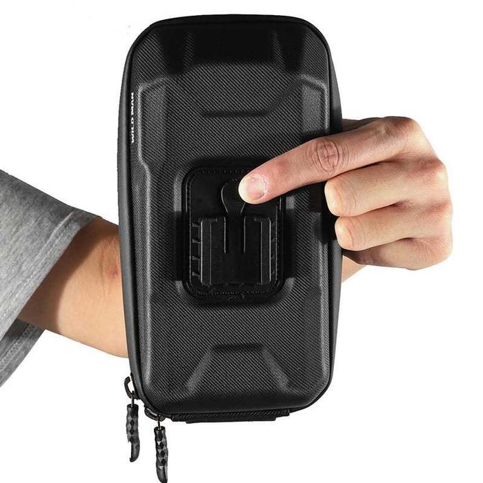 Suport telefon ghidon bicicleta quick release , waterproof geanta EVA