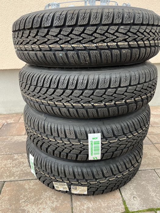 Jante tabla noi + anvelope NOI vw up skoda Citigo Seat Mii