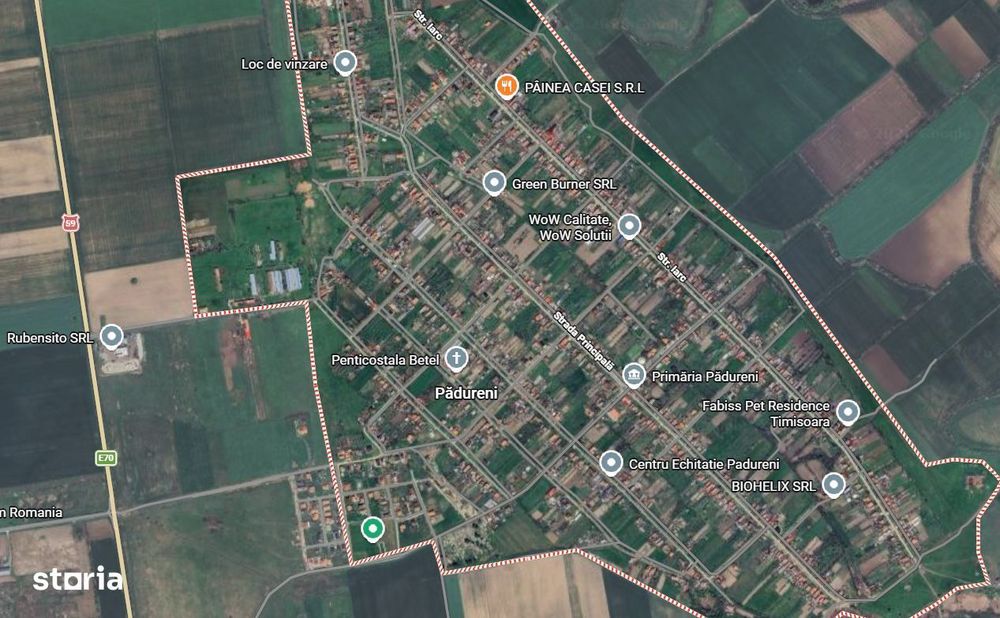 Teren intravilan, Loc. Padureni Jud Timis