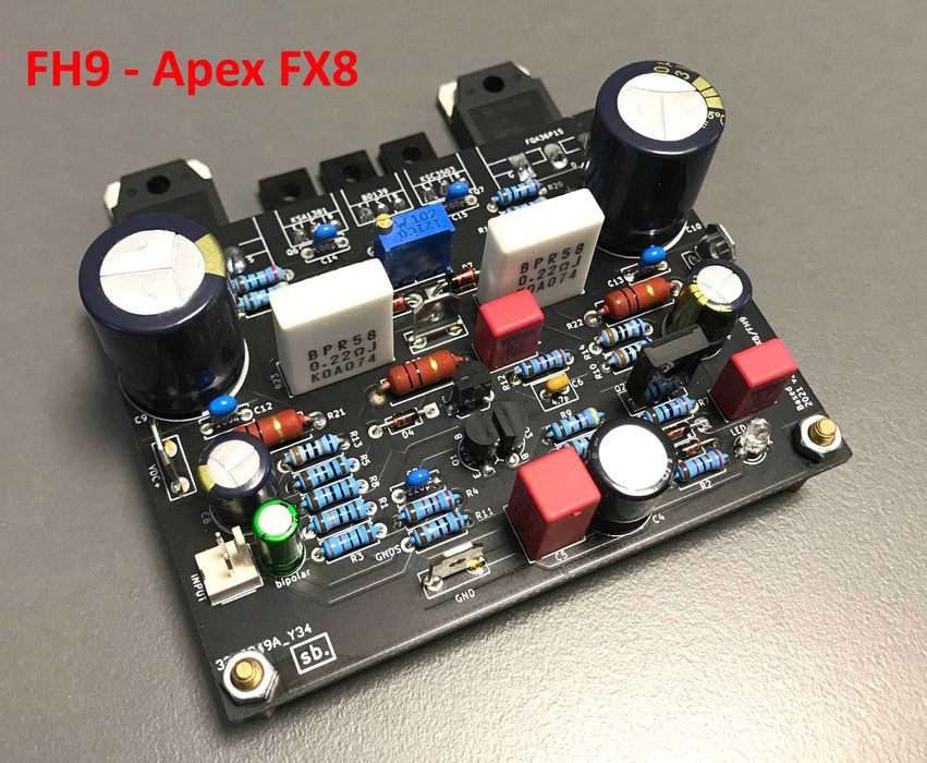 Cablaje PCB - JLH Hiraga - Amplificator Clasa A - Clasa AB, MOSFET