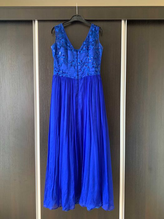 Rochie de seara, din matasa naturala, marimea 46