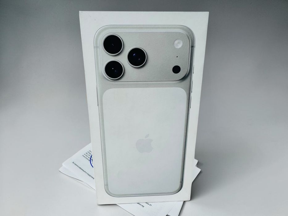 ЧИСТО НОВ! Apple iPhone 17 Pro Max 256GB Silver 2г. Гаранция!