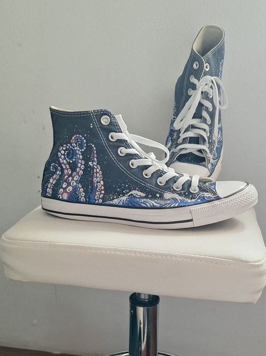 Custom Hand-Painted Converse All Star – Unique Design