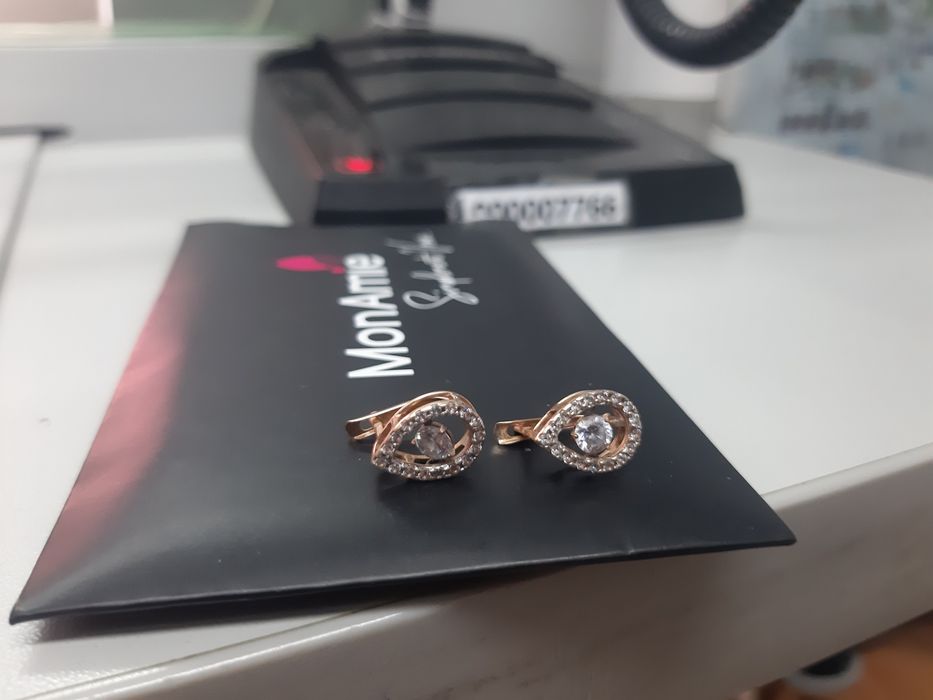 Серьги детские подходит для 1-4годика