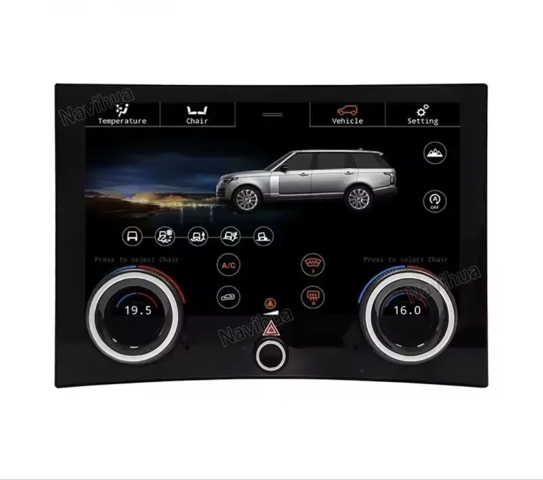 Display retrofit clima cu CarPlay L405 sau L494 cu/fara slot CD.