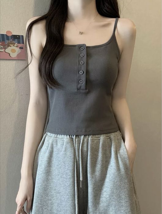 Топик с пуговицами корейский