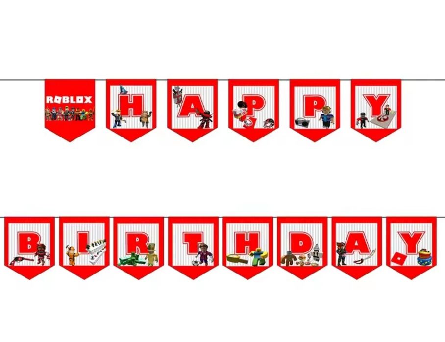 Парти сет балони Minecraft, Roblox, Game on и  Fortnite
