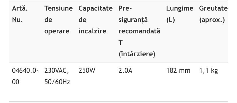 Incalzitor tobou PLC echipament industrial STEGO HGL 046 250W