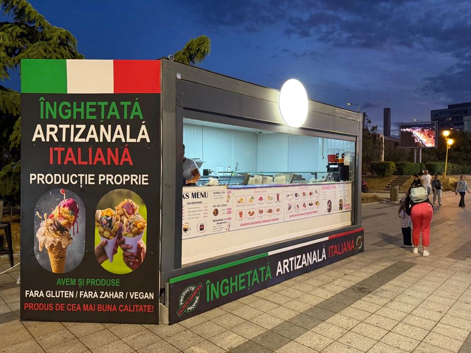 Afacere la cheie-Gelaterie mobila complet echipata