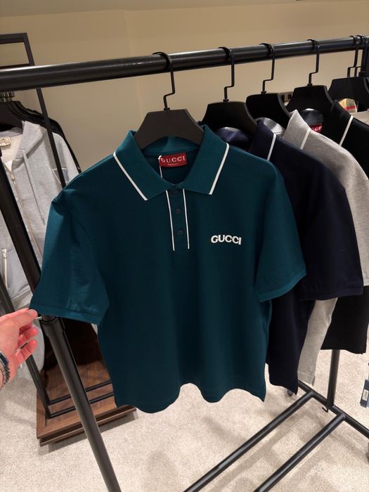 Gucci polo тениска с яка