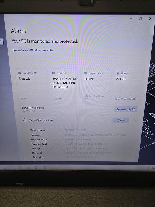 Lenovo Thinkpad Edge E540, i7, 8gb ddr3, 256ssd