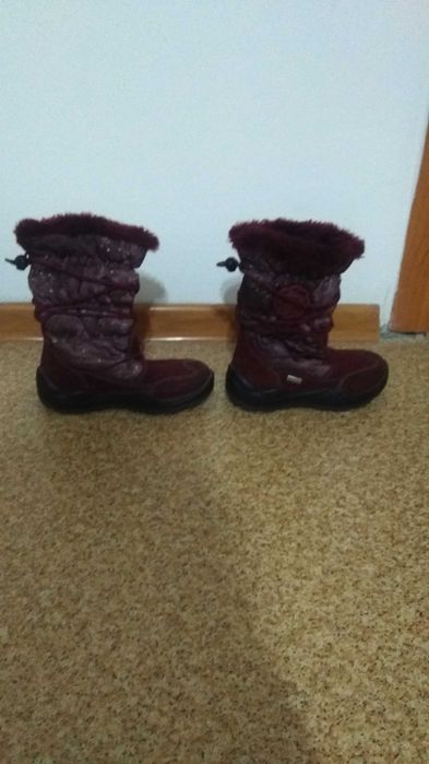 Зимние меховые сапоги для девочки 29 разм.
