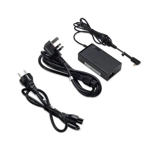 Оригинално зарядноAcer AC Adapter 65W-19V за лаптоп- EU/UK Power Cord