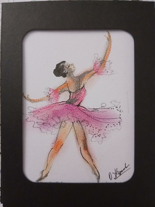 Серия картин " балерины" , пастель
