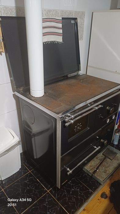 Sobă alfa-plam cu plita si cuptor