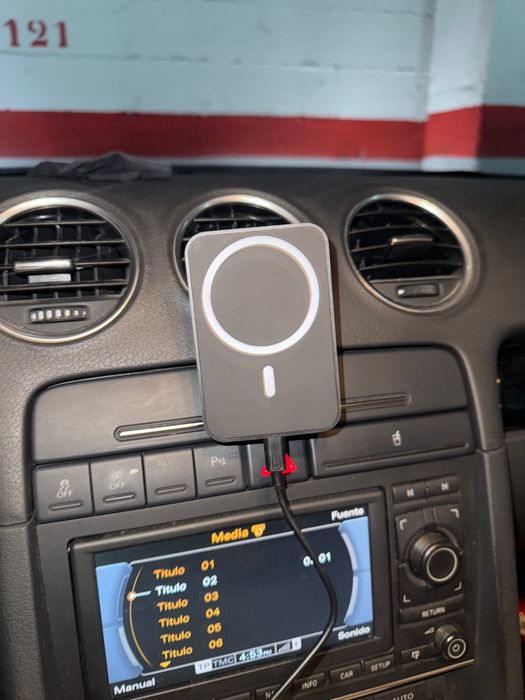 !!!Промоция!!!Magsafe безжично зарядно и стойка за кола + БОНУС КАБЕЛ