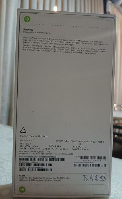 Iphone Apple 15 128 gb srochno