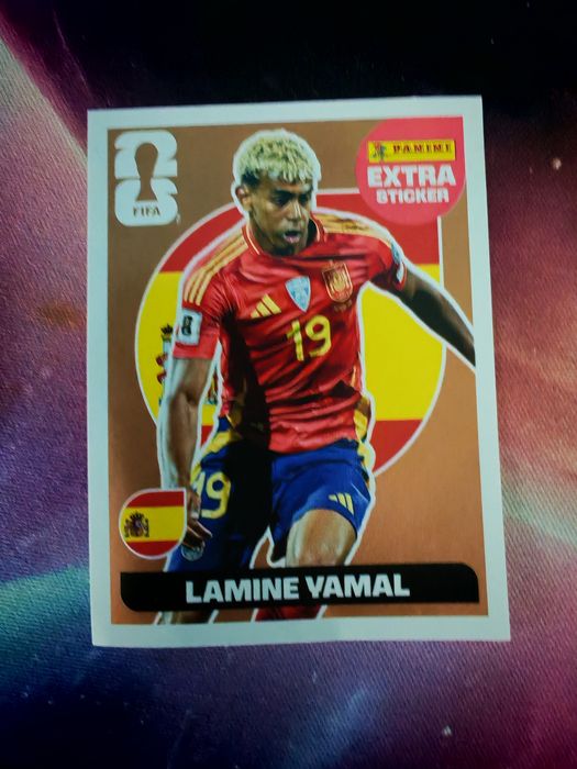 Lamine Yamal extra sticker bronze