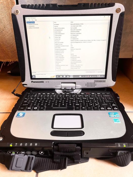 BMW Diagnostic ISTA+ instalat pe Panasonic ToughbookCF-19 co (laptop)