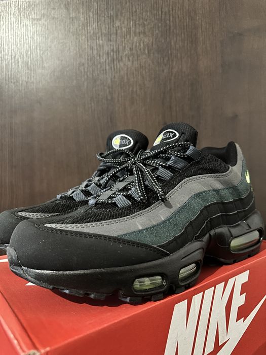 Nike Air Max 95 Retro Logo Black/Grey Volt - 40 41,42,43,44,45,46