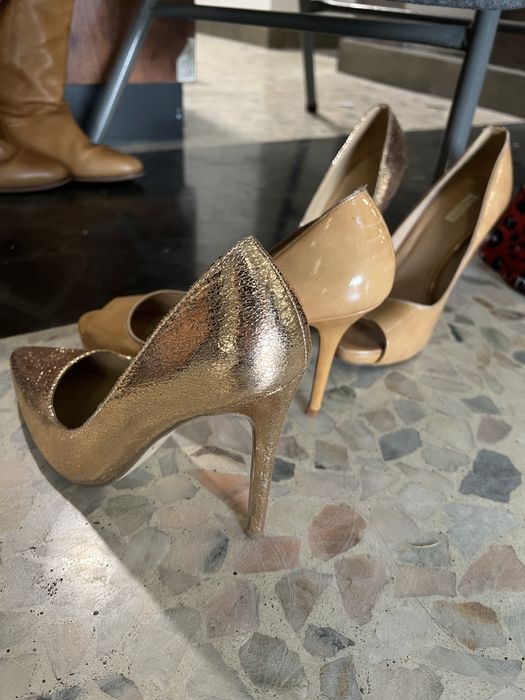 Официални обувки на висок ток Massimo Dutti