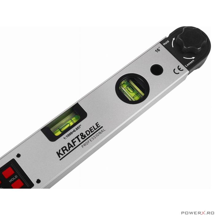 Nivela digitala, poloboc, LCD 400 mm, masurarea unghiurilor de la 0°