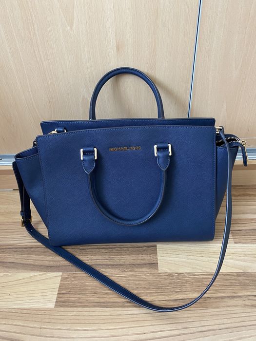 Geanta originala Michael Kors, navy