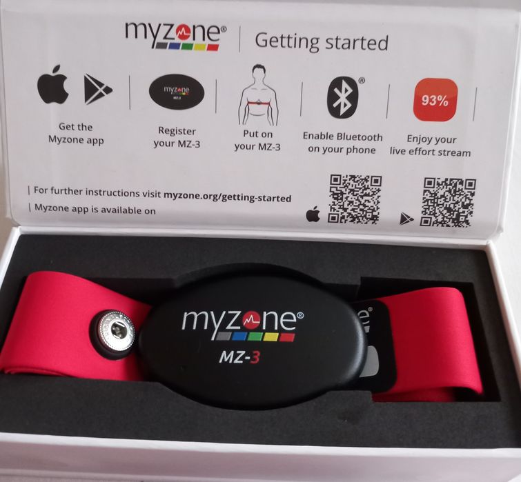 Myzone MZ-3,Monitor de ritm cardiac.