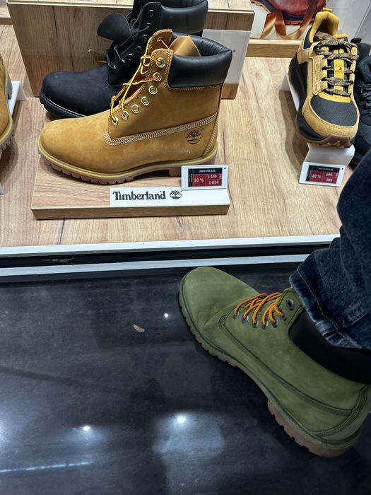 Bocanci Timberland 6 inch Premium Green 9.5 US