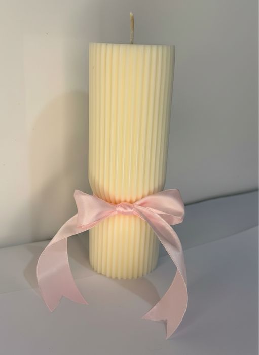 Lumanare de botez parfumata HAND MADE  - 17*5,5 cm ,340g