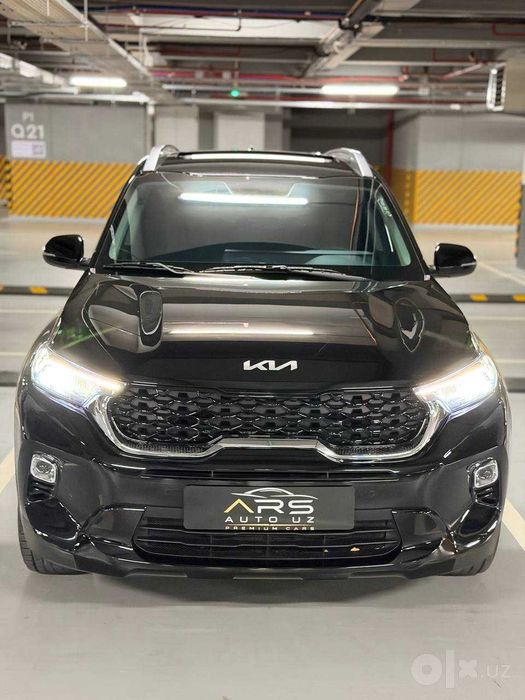 Срочно! Kia Sonet Prestige Full | 2025г Черный! 61 тыс км! Чистая!