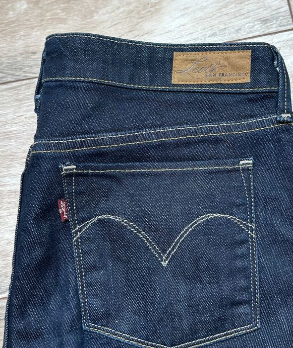 Blugi Dama Levi's Slight Curve Straight Leg Albastru Inchis Marimea W30 L34