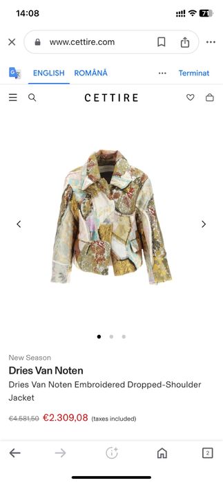 Geaca Dries Van Noten