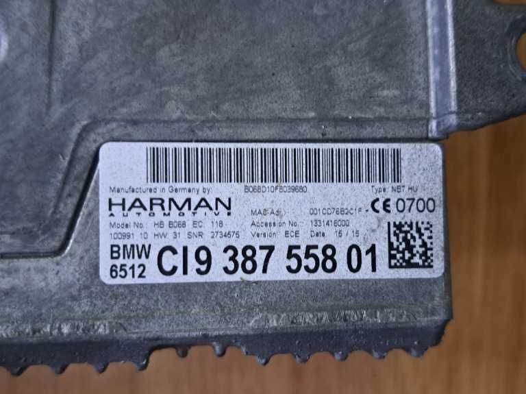 Modul Unitate navigație BMW NBT HU Harman (CIC-HIGH) - Cod OEM 6512 9387558 01 / 9387558