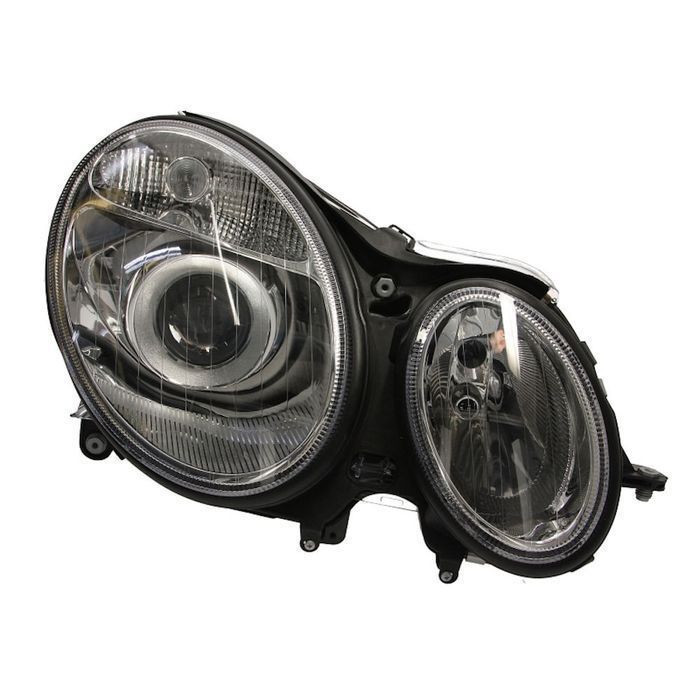 Far Mercedes Benz Clasa E W211 03.2002-06.2006, partea Dreapta, electric, tip bec H7+H7, tip Hella, fara motoras, Best Auto Vest
