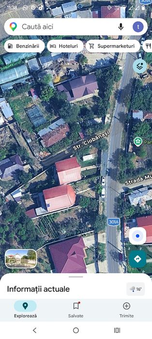 Vand 500mp teren intravilan pentru casa Posta Cernica la 7km  7min. de Pallady A0/A2 centura Bucuresti