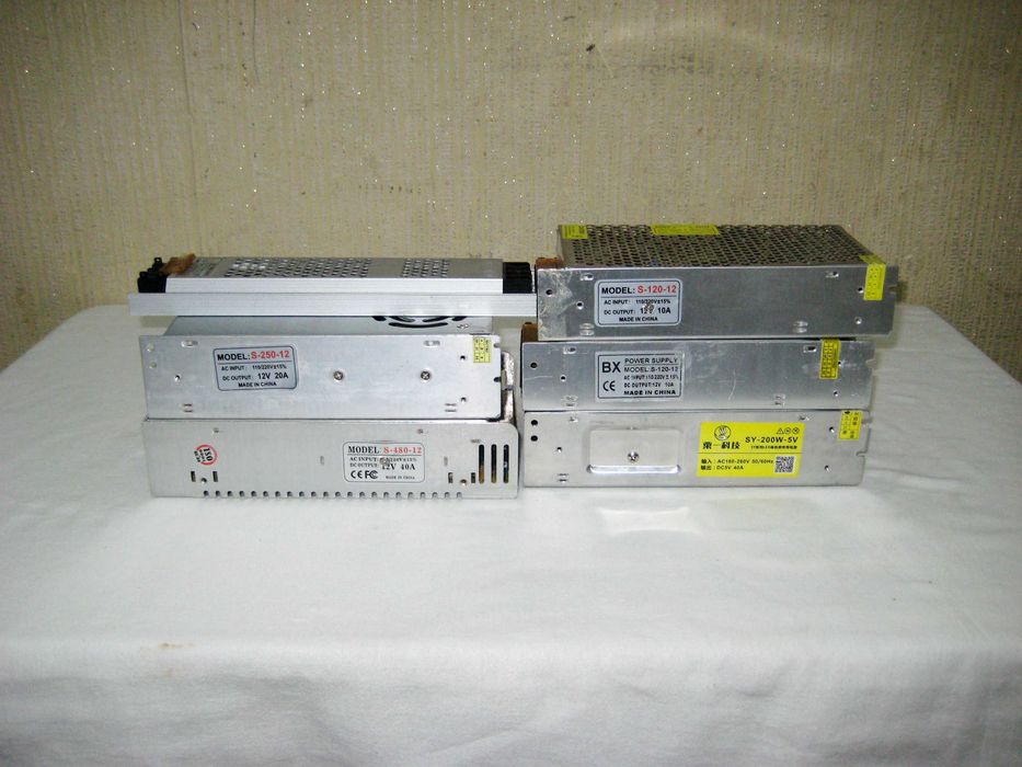 Блок питания 12в 5а до 40а для постоянного тока для видео наблюдения !